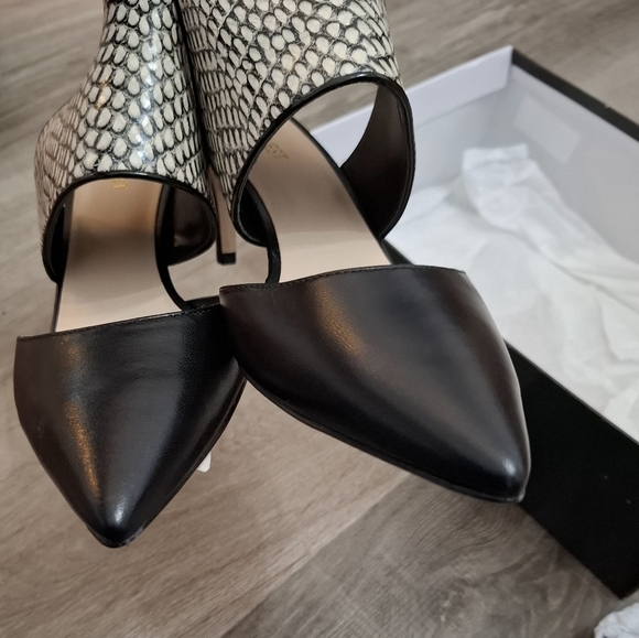 Nine West heels Shoes Womens Snake Print New with defects Size 7.5 - Picture 4 of 13